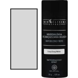 Bioelixire Mikrowłókna bawełniane do zagęszczania włosów, różne kolory, 30g White | Biały