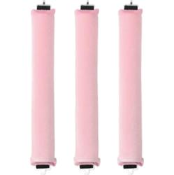 DeniCarte Wałki do kręcenia włosów, papiloty do loków i fal, różowe, 3szt