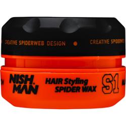 Nishman S1 Spider Wax Black Widow - wosk do stylizacji włosów dla mężczyzn, 150ml