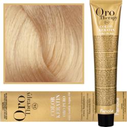 Fanola Oro Therapy - farba do włosów bez amoniaku, pełna paleta kolorów 10,3 | Blond Platynowy Złoty