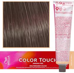 Wella Color Touch - profesjonalna farba do włosów bez amoniaku, 60 ml 6/05 Ciemny Blond Naturalny Mahoniowy