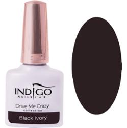 Indigo Gel Polish lakier hybrydowy, kolory 7ml Black Ivory
