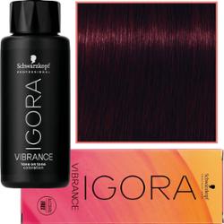 Schwarzkopf Professional Igora Vibrance – półtrwała farba do włosów bez amoniaku, 60ml 4-99 | Średni Brąz Fioletowy Ekstra