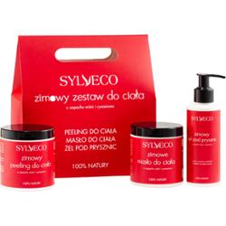 Sylveco zimowy zestaw - peeling, 265ml + żel pod prysznic, 150ml + masło do ciała, 250ml