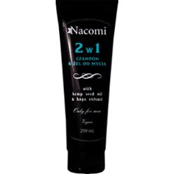 Nacomi Men 2w1 szampon i żel pod prysznic w jednym 250 ml