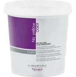 Fanola No Yellow Clay Lightener glinka w kleju do rozjaśniania włosów 2x450g