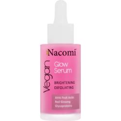 Nacomi Glow Serum Brightening Exfoliating - wegańskie serum złuszczająco-rozświetlające 40ml