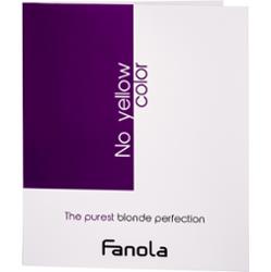 Fanola paleta kolorów No Yellow, wzornik odcieni farb