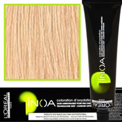 Loreal Professionnel Inoa - farba do włosów bez amoniaku z dodatkową ochroną włosa, 60ml 10.21 Bardzo.Bardzo Jasny Blond Opalizująco - Popielaty