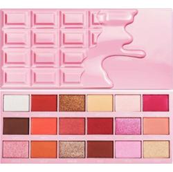 Makeup Revolution Chocolate Strawberry Cheesecake różowa paletka do makijażu 22g
