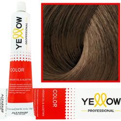 Alfaparf Yellow - trwała farba do włosów z aloesem i kiełkami pszenicy, 100ml 7,3 | Średni Złoty Blond