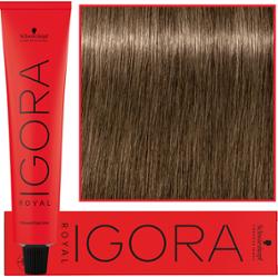Schwarzkopf Professional Igora Royal - trwała farba do włosów o innowacyjnej formule, 60ml 7-0 | Średni Blond Naturalny