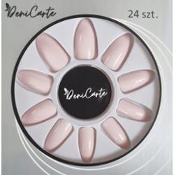 Deni Carte Tipsy Żelowe - sztuczne paznokcie, różne kolory Pink Nude | Różowy Cielisty