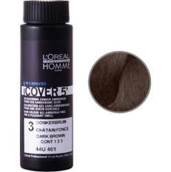 Loreal Homme Cover, farba dla Panów kryjąca siwe włosy 50ML 3 Ciemny Brąz