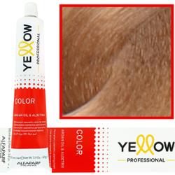 Alfaparf Yellow - trwała farba do włosów z aloesem i kiełkami pszenicy, 100ml 8 Cool | Zimny Jasny Naturalny Blond
