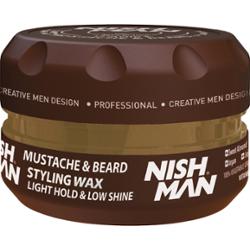 Nishman Mustache&Beard Wax - pomada do wąsów i brody, 100ml