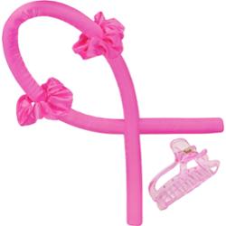 Deni Carte - wałek do kręcenia loków w formie opaski z klamrą, różne kolory Ciemny Róż