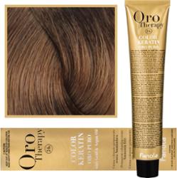 Fanola Oro Therapy - farba do włosów bez amoniaku, pełna paleta kolorów 7,14 | Orzech