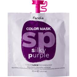 Fanola Color Mask - koloryzująca maska do włosów, różne kolory 30ml Silky Purple