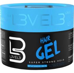 L3VEL3 Super Strong Hair Gel - żel do włosów bardzo mocny, dodający objętości, 500ml