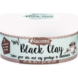 Nacomi Black Clay – czarna detoksykujaca glinka do twarzy z aktywnym węglem, 90 g