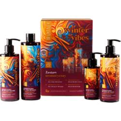 Vianek Zestaw do ciała Winter Vibes – pielęgnacja z aromatem grzanego wina, 2x400ml+2x145ml