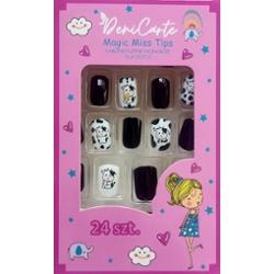 Deni Carte Tipsy Kids - tipsy przyklejane dla dzieci, różne wzory Krówki | Biało-Czarne