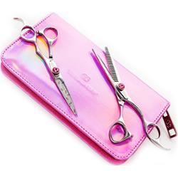 Olivia Garden Silkcut Shear Kit - nożyczki 5.75 i degażówki 6.35