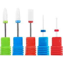 Lewer - zestaw frezów ceramicznych do hybrydy/żelu, 5 sztuk