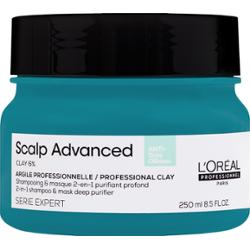 L’Oréal Professionnel - SERIE EXPERT - Scalp Advanced Anti-Oiliness Professional Clay 2-in-1 Shampoo & Mask - Oczyszczająca maska 2w1 z glinką - 250 ml