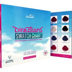 La Riche Directions - paleta kolorów wegańskich tonerów hair dye, 46 intensywnych odcieni
