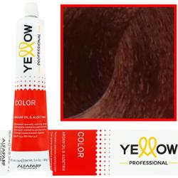 Alfaparf Yellow - trwała farba do włosów z aloesem i kiełkami pszenicy, 100ml 7,35 | Średni Złoty Mahoniowy Blond