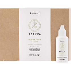 Kemon Actyva Nuova Fibra - serum kuracja odbudowująca włosy, 12x30ml
