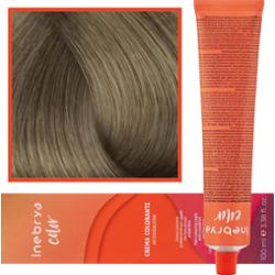Inebrya Color - farba krem koloryzujący do włosów, 100ml 8/1 | Jasny Popielaty Blond