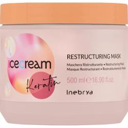 Inebrya Ice Cream Keratin Restructuring - maska do włosów suchych, 500ml