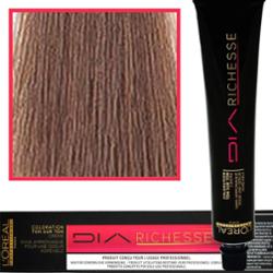 Loreal Dia Richesse - farba do włosów bez amoniaku, 50ml 7.01 Blond Naturalny Popielaty