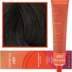 Inebrya Color - farba krem koloryzujący do włosów, 100ml 5/1 | Jasny Popielaty Kasztanowy