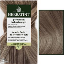 Herbatint Permanent Haircolour Gel – trwała, ziołowa farba do włosów w żelu, 170ml 8C | Jasny Popielaty Blond
