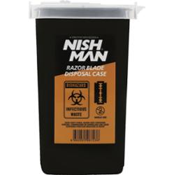 Nishman Blade Disposal Case – pojemnik na zużyte żyletki do bezpiecznego przechowywania