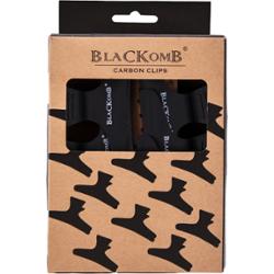 Poniks Blackomb Carbon Clips - karbonowe klamry fryzjerskie do włosów 6szt, czarne