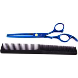 Fox Blue Rose niebieskie degażówki fryzjerskie, etui i akcesoria