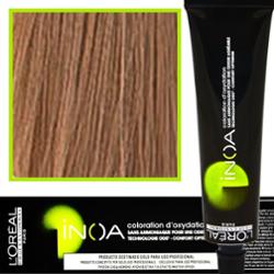 Loreal Professionnel Inoa - farba do włosów bez amoniaku z dodatkową ochroną włosa, 60ml 8.21 Jasny Blond Opalizująco - Popielaty