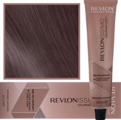 Revlon Revlonissimo Colorsmetique High Coverage - profesjonalna farba do siwych włosów, 60ml HC 4,25 | Średni Opalizujący Mahoniowy Brąz