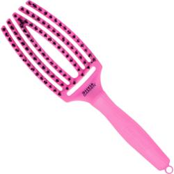 Olivia Garden Finger Brush Combo Medium, szczotka z włosiem dzika do rozczesywania, różne kolory Bright Pink | Jasny Róż