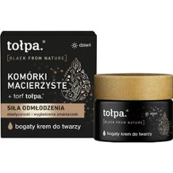tołpa. black from nature bogaty krem do twarzy, 50 ml