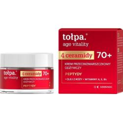 tołpa. 4 ceramidy krem do twarzy przeciwzmarszczkowy, odżywczy 70+, 50 ml