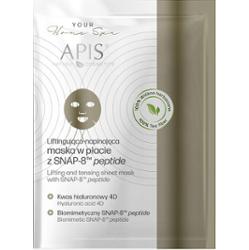 Maska w płacie liftingująco-napinająca Apis SNAP-8™ Peptide 20 g