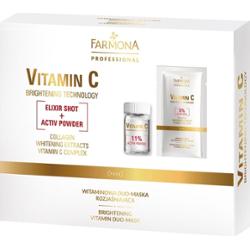 Witaminowa Duo-maska rozjaśniająca - Farmona Vitamin C