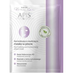 Maska w płacie normalizująco-nawilżająca Apis Hyaluron 4D 20 g