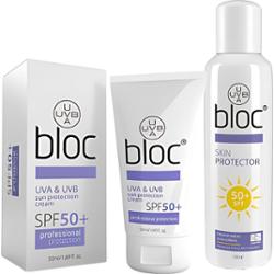 Zestaw przeciwsłoneczny - krem + mgiełka - BLOC - SPF 50+